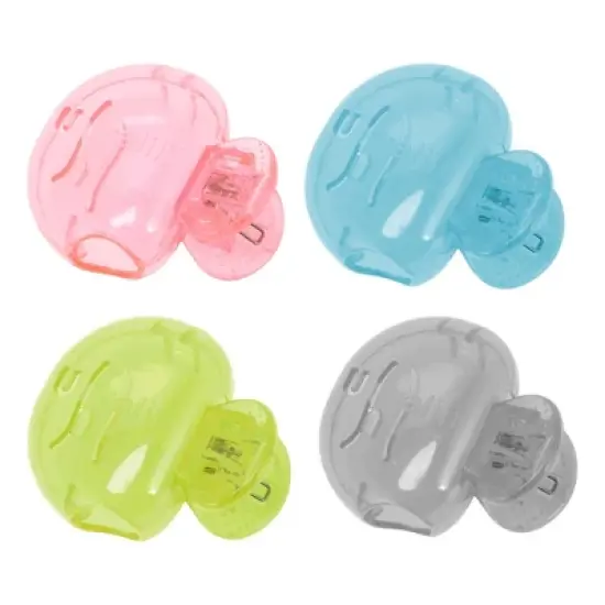 Unique Bargains Fish-shaped Toothbrush Covers 4 Pcs image {9}