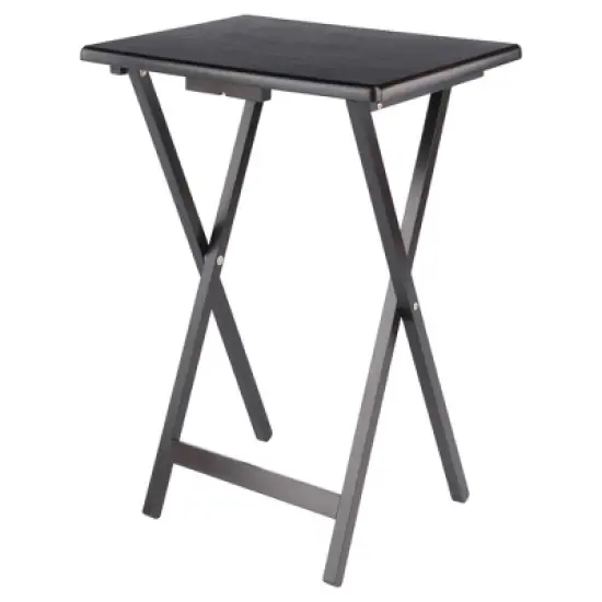 5pc Allen Snack Table Set Coffee - Winsome Wood image {9}