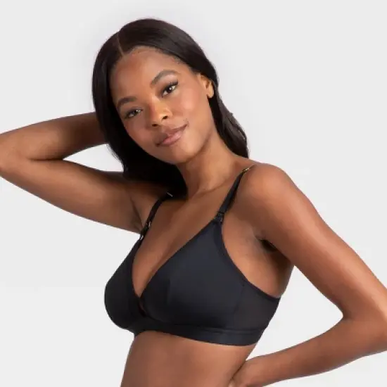 All.You.LIVELY Busty Mesh Trim Nursing Bralette image {1}