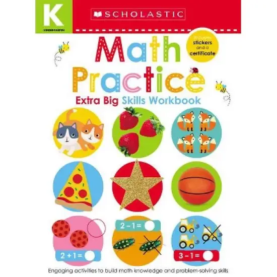 Math Practice : Kindergarten Extra Big Skills - Workbook (Paperback) - by Scholastic image {1}