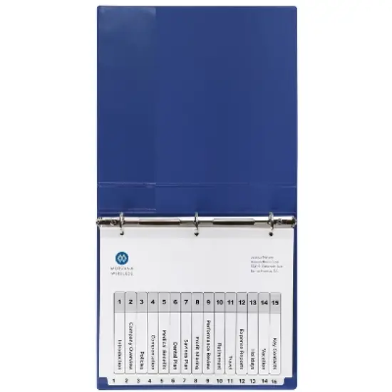 Avery Ready Index Customizable Table of Contents Black & White Dividers 15-Tab Ltr 11142 image {7}