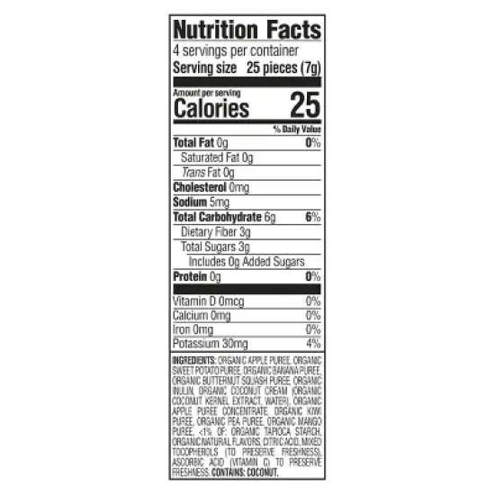 HappyBaby Creamies Apple Sweet Potato and Kiwi Dried Baby Food - 1oz image {5}