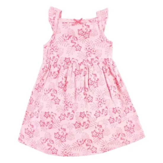 Hudson Baby Baby Girls Cotton Dresses, Palm Leaf image {3}