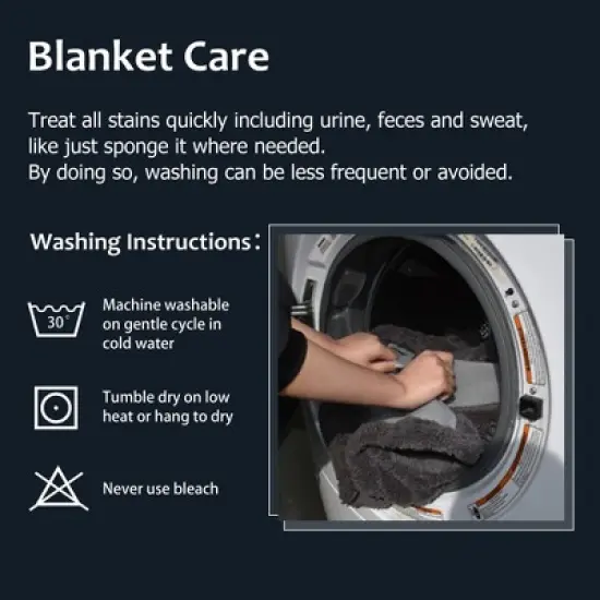 Kritter Planet Waterproof Pet Blanket for Dog Cat, Reversible Cover Blanket for Couch Bed, Ideal Furniture Protector for All Pets image {7}