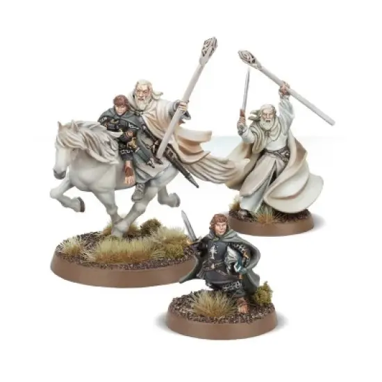 Gandalf the White & Peregrin Took Miniatures Box Set image {1}