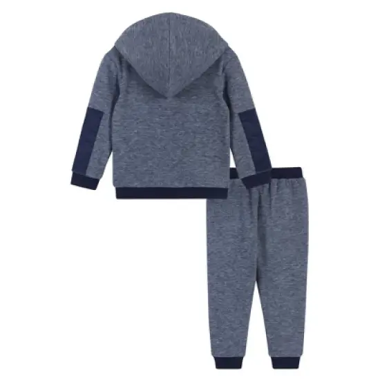 Andy & Evan  Toddler  Boys Washed Navy Hoodie Set image {2}