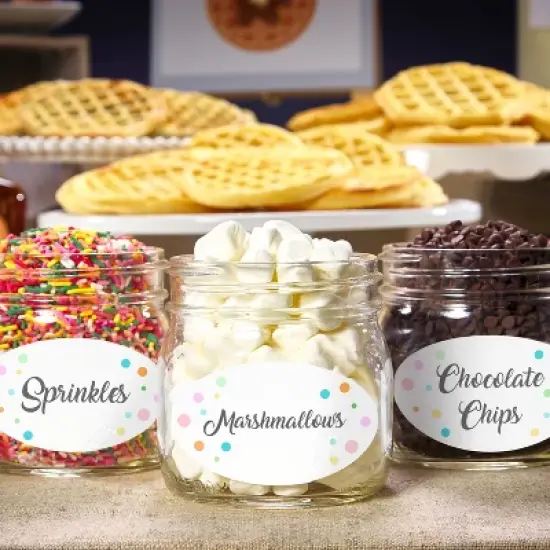 Avery Printable Blank Oval Labels, 1.5" x 2.5", Glossy White, 90 Customizable Labels (22814) image {3}