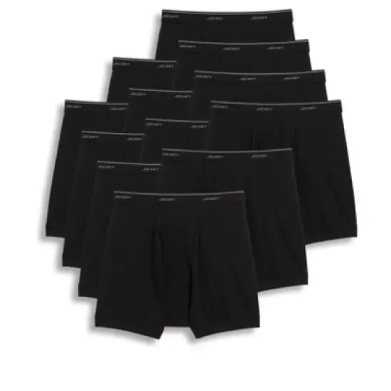 Jockey Men's Classic 5" Boxer Brief - 12 Pack image {3}