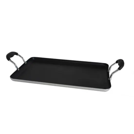 IMUSA 17"x10" Double Burner Griddle with Bakelite Handles image {1}