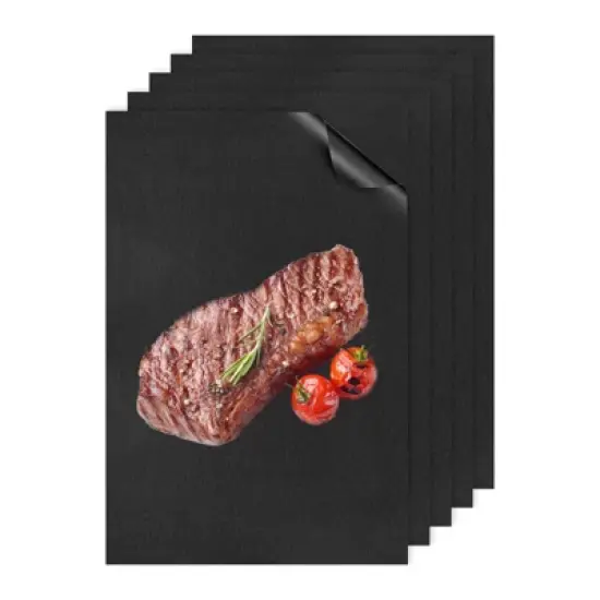 Unique Bargains M Nonstick Reusable Sheet Liner Grilling Mats image {9}