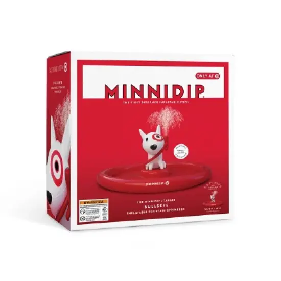 MINNIDIP Target Fountain Bullseye: PVC Outdoor Play Sprinkler for Kids image {8}