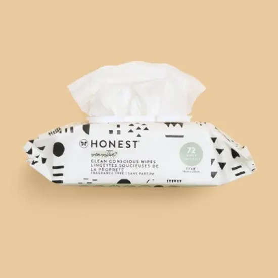The Honest Company Plant-Based Baby Wipes made with over 99% Water - Pattern Play (Select Count) image {4}