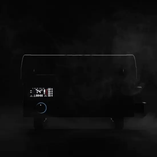 HALO Prime300 Rechargeable Electric Cordless Portable Outdoor Camping Countertop Pellet Grill with 10 Pound Hopper Capacity, Battery Not Included image {3}