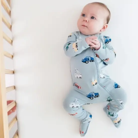 Zippered Footie in Construction image {2}