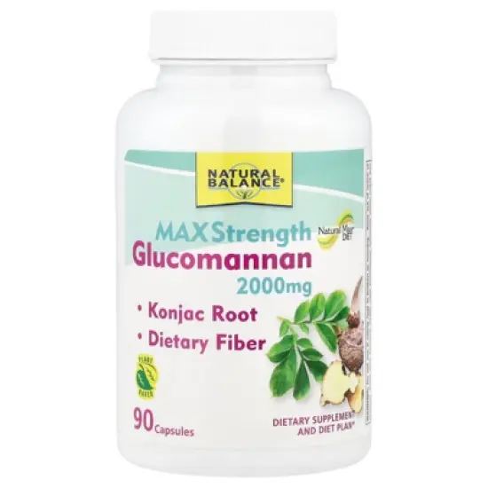 Natural Balance Glucomannan, MAX Strength | 90ct image {2}