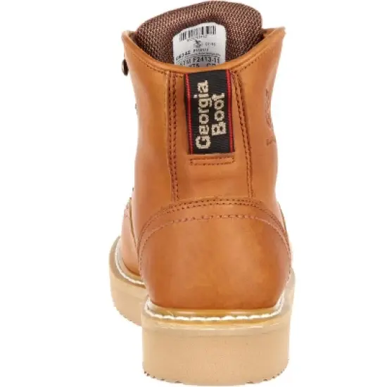 Men's Brown Georgia Boot Wedge Work Boot Size 15 image {3}