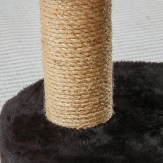 Two by Two Memphis - Black Scratching Post Cat Furniture - 13.8 in. Tall image {4}