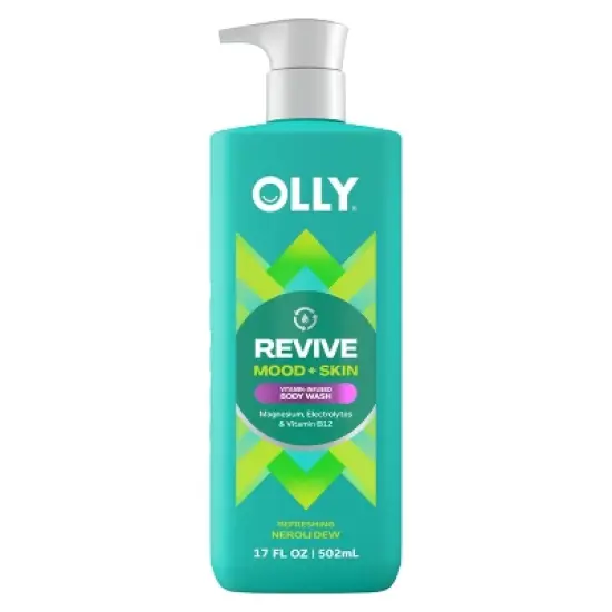 OLLY Revive Mood and Skin Vitamin-Infused Body Wash - Neroli Dew - 17 fl oz image {10}