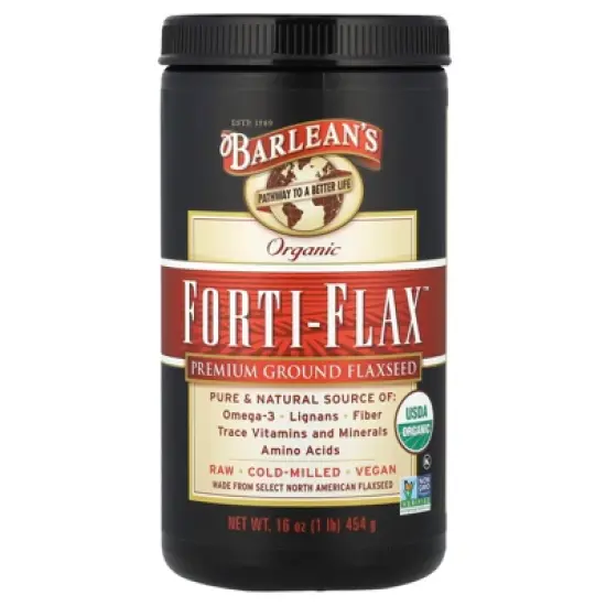 Barlean's Organic Forti-Flax&trade;, Premium Ground Flaxseed, 16 oz (454 g) image {4}