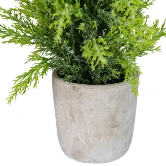 Northlight 1.4 FT Upswept Frosted Cedar Artificial Christmas Tree - unlit image {2}