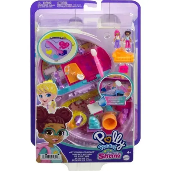 Polly Pocket Starring Shani Art Studio Compact Miniature Playset image {5}