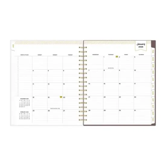 Blue Sky Day Designer Daily/Monthly Planning Calendar 8"x10" Song Bird Smooth Frosted image {5}