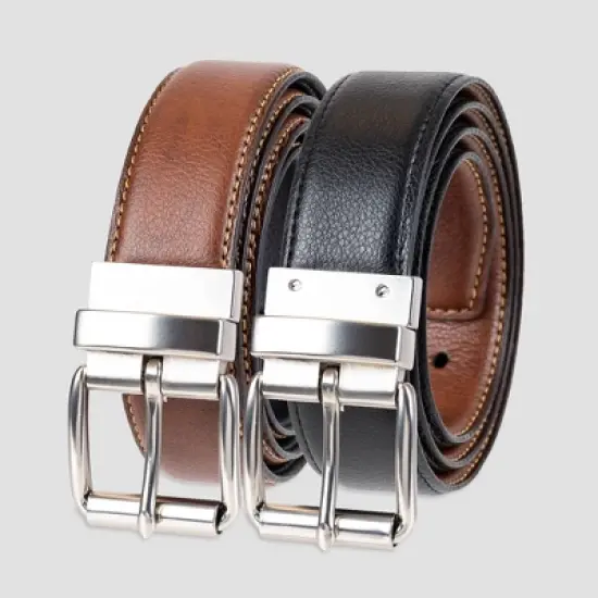 Men's Reversible Belt - Goodfellow & Co&trade; Tan image {7}