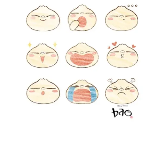 Men's Bao Dumpling Emotions T-Shirt image {1}