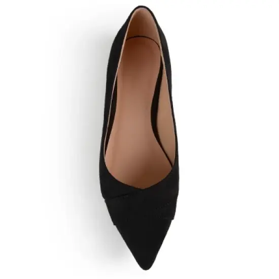 Journee Collection Womens Winslo Slip On Pointed Toe Ballet Flats image {3}