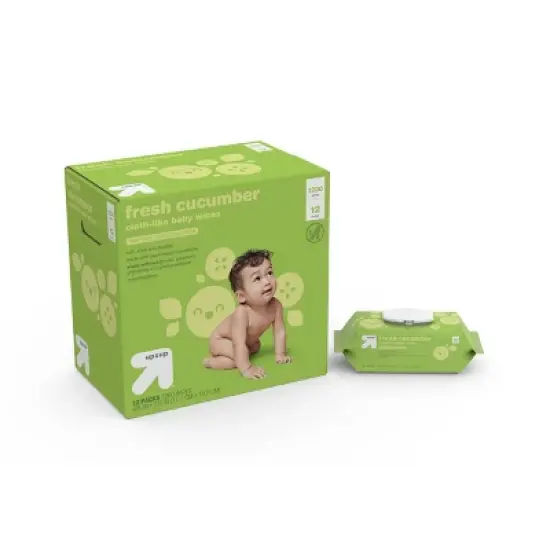 Fresh Cucumber Baby Wipes- up & up&trade; (Select Count) image {7}
