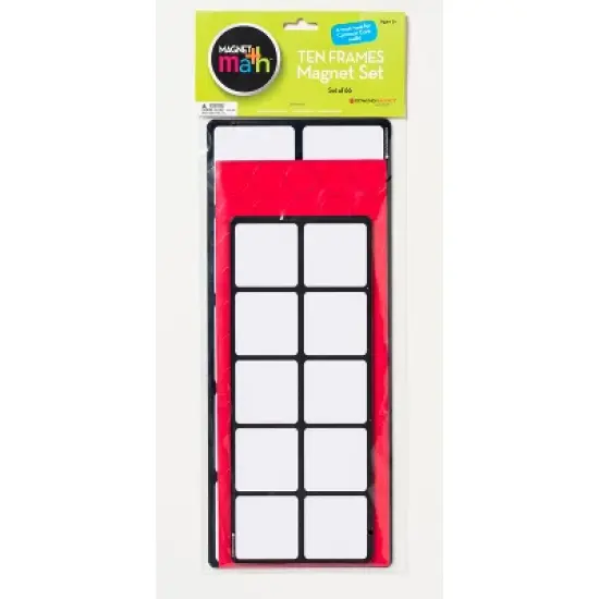 Dowling Magnets Ten Frames Magnet Math Set image {3}
