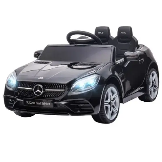 Aosom 12V Kids Electric Ride On Car with Parent Remote Control, Two Motors, 2 Speeds, Music, LED Lights, USB for 3-6 Years Old image {3}