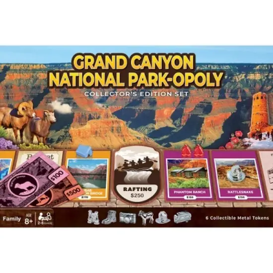 MasterPieces Opoly Family Board Games - Grand Canyon National Park Opoly image {1}