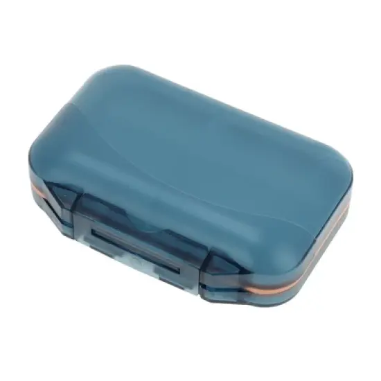 Unique Bargains 7 Grids Double Layer Pill Box 1 Pc image {7}