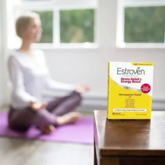 Estroven Menopause Relief + Stress Supplement Caplets - 28ct image {5}