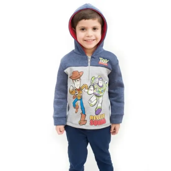 Disney Pixar Toy Story Buzz Lightyear Half Zip Hoodie Toddler image {3}