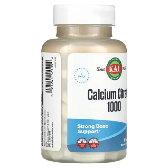 KAL Calcium Citrate 1000, 90 Tablets (333 mg per Tablet) image {3}