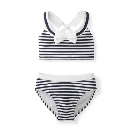 Hope & Henry Girls' Sailor Bikini Swim Set, Kids image {3}