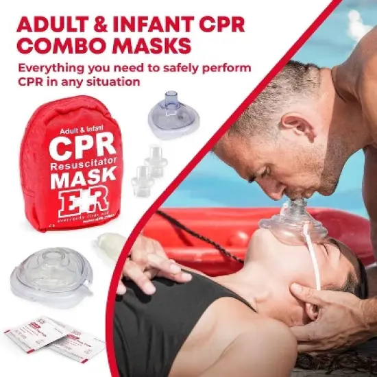 72-Piece First Aid Fanny Pack Kit with Adult & Infant CPR Masks image {5}