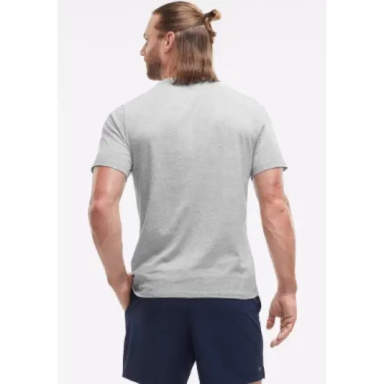 Peloton Men's Graphic Short Sleeve, Light Heather Grey image {2}