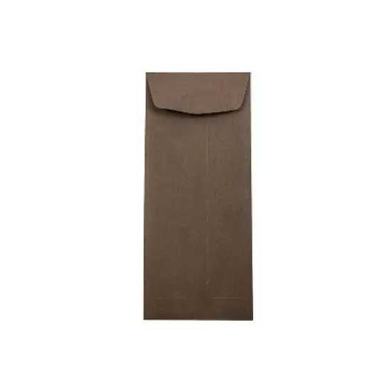 JAM Paper #11 Policy Business Envelopes 4.5 x 10.375 Chocolate Brown Recycled 233716 image {2}