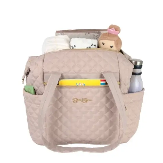 Jessica Simpson Quilted Tote - Taupe image {8}