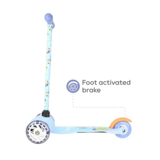 Bluey Tilt/Turn Scooter with Light Up Wheels image {6}