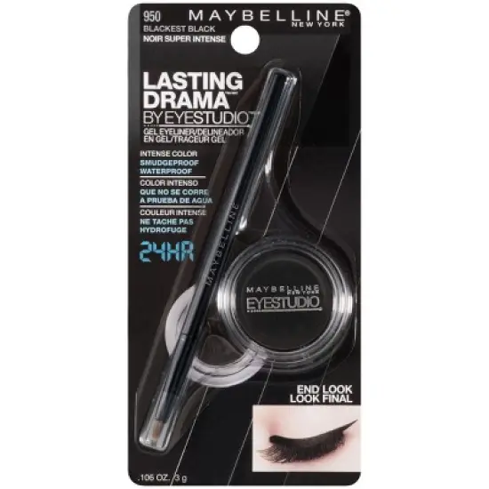 Maybelline Eye Studio Lasting Drama Gel Eyeliner - 0.106oz image {4}