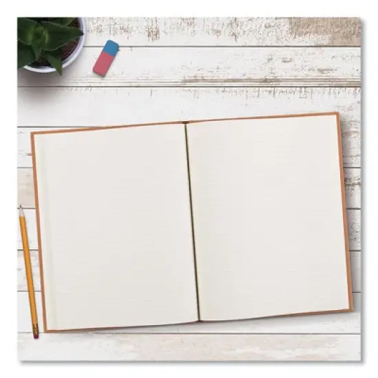 Blueline Da Vinci Notebook, 1-Subject, Medium/College Rule, Tan Cover, (75) 9.25 x 7.25 Sheets image {3}
