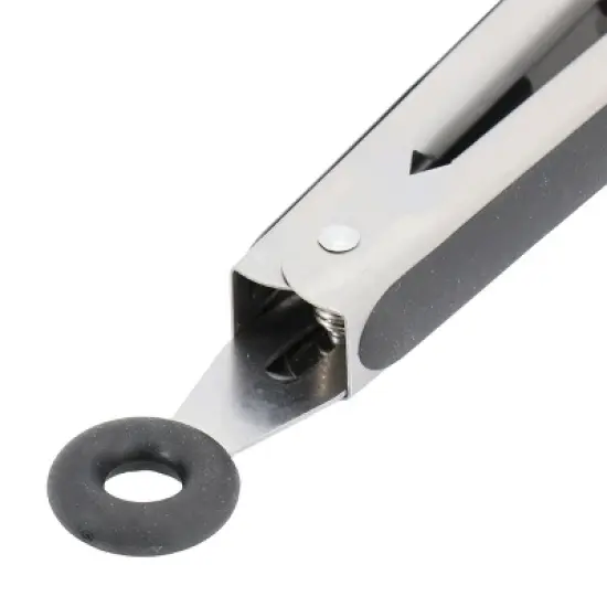 Oster Baldwyn 3 Piece Stainless Steel Kitchen Tongs Set in Black image {5}