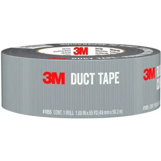 3M Basic Duct Tape, 1.88 Inches x 55 Yards, Gray image {1}