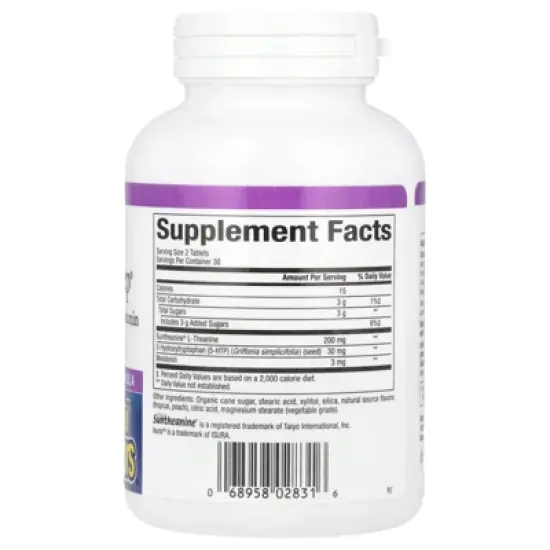 Natural Factors Stress-Relax&reg;, Tranquil Sleep&reg;, 60 Chewable Tablets image {1}