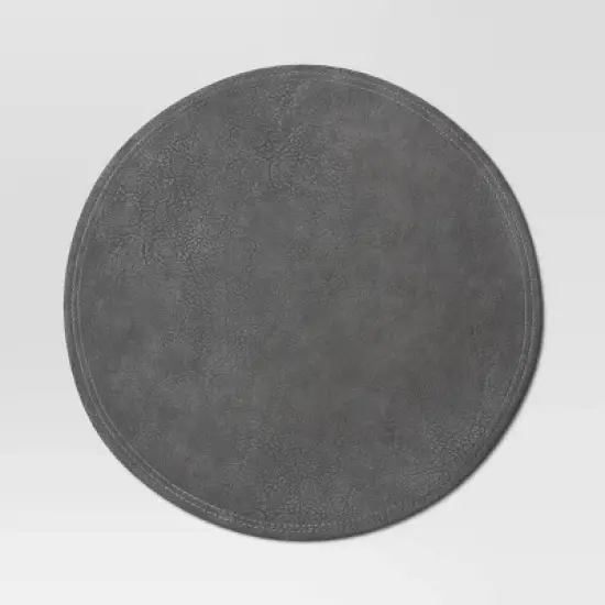 Faux Leather Decorative Charger - Threshold&trade; image {6}