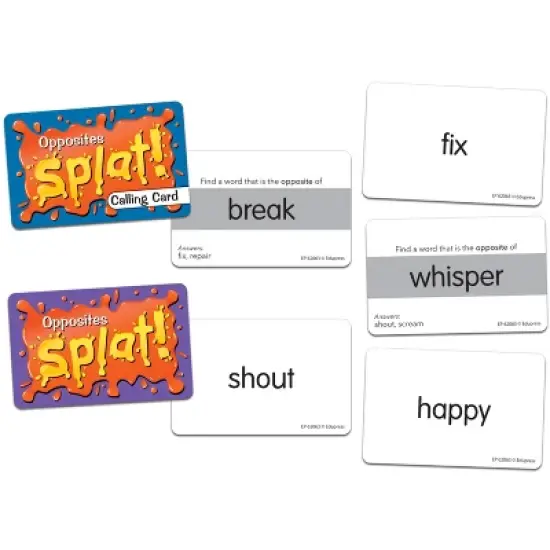 Teacher Created Resources Opposites Splat Game image {1}